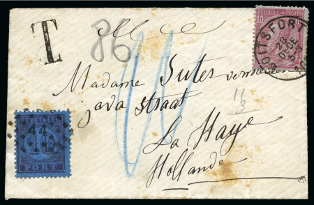Stamp of Belgium 1869-84, 226 lettres et entiers postaux affranchis