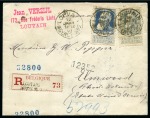 Stamp of Belgium 1905-10, 171 lettres et entiers postaux émission g