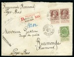 Stamp of Belgium 1905-10, 171 lettres et entiers postaux émission g