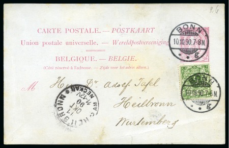 Stamp of Belgium 1869-1900, 318 lettres et entiers postaux émission