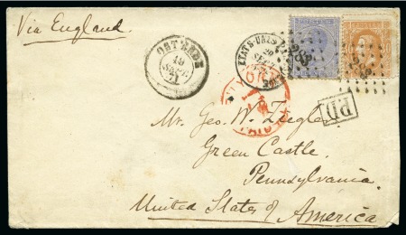 Stamp of Belgium 1870-1890, 31 lettres émission de 1869 et 1884, to