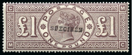Stamp of Great Britain » Collections 1881-1937, SPECIMEN accumulation (all type 9) incl