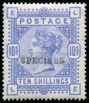 Stamp of Great Britain » Collections 1881-1937, SPECIMEN accumulation (all type 9) incl