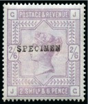 Stamp of Great Britain » Collections 1881-1937, SPECIMEN accumulation (all type 9) incl