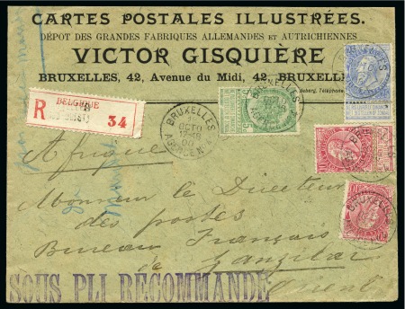 Stamp of Belgium 1894-1900, 136 lettres et entiers postaux émission