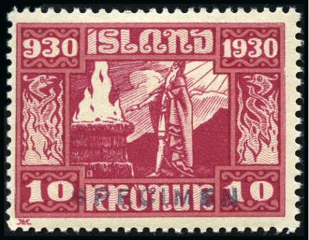 Stamp of Iceland 1929-1960s, Mint nh collection on stockpages incl.