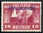 Stamp of Iceland 1929-1960s, Mint nh collection on stockpages incl.