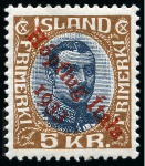 Stamp of Iceland 1929-1960s, Mint nh collection on stockpages incl.