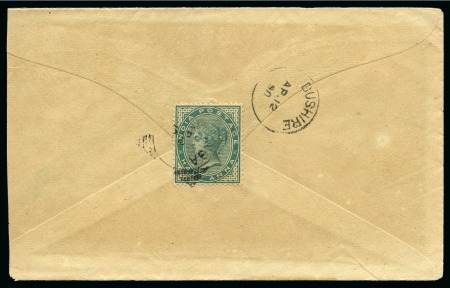 Stamp of Persia » Indian Postal Agencies in Persia Indian Offices: 1890 (Apr 10) Envelope with India