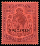 Stamp of Ceylon COLLECTIONS: 1872-1969, Mint collection on album p