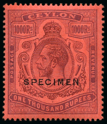 Stamp of Ceylon COLLECTIONS: 1872-1969, Mint collection on album p