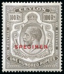 Stamp of Ceylon COLLECTIONS: 1872-1969, Mint collection on album p