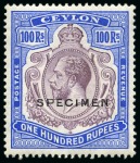 Stamp of Ceylon COLLECTIONS: 1872-1969, Mint collection on album p