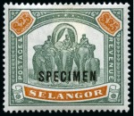 Stamp of Malaysia COLLECTIONS: 1892-1969, Malayan States mint collec