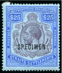 Stamp of Malaysia COLLECTIONS: 1892-1969, Malayan States mint collec