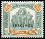 Stamp of Malaysia COLLECTIONS: 1892-1969, Malayan States mint collec