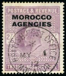 Stamp of Morocco Agencies (British Post Offices) COLLECTIONS: 1907-36, Group of used KEVII high val