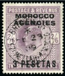 Stamp of Morocco Agencies (British Post Offices) COLLECTIONS: 1907-36, Group of used KEVII high val