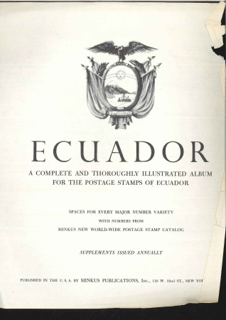 Stamp of Ecuador 1865-1980s, Many 100s of stamps, mint and used hou
