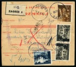 Stamp of Croatia 1941-1945 Accumulation over 110 covers, cards, postal forms