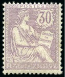 Stamp of France » Collections 1849-1959, Joli début de collection avec de bonnes