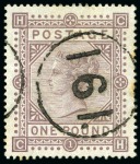 Stamp of Great Britain » Collections 1840-1974 Attractive used collection in large brow