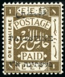 Stamp of Israel » Israel - Forerunners - Palestine British Mandate COLLECTIONS: 1918-1930, Mint neat collection incl.