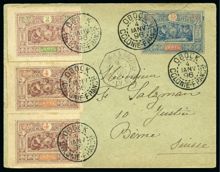Stamp of Colonies françaises » Afrique Occidentale 1893-1949 Small green cover album showing a fine a