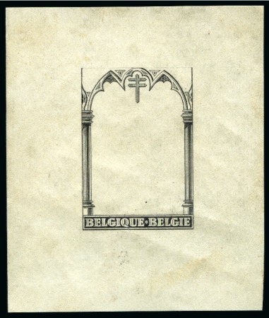 Stamp of Belgium » General issues from 1894 onwards 1928 Tuberculosis, 60C+15C single die proof & proo