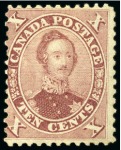 Stamp of Canada COLLECTIONS: 1857-1966, Mint neat collection in DA