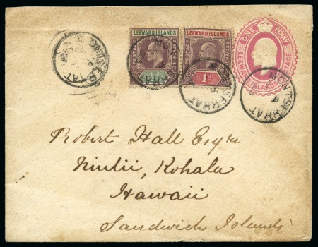 Stamp of Montserrat 1903 (Apr 2) Leeward Islands KEVII 1d postal stati