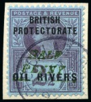 Stamp of Nigerias » Niger Coast Protectorate 1893 Used selection of 5 stamps : SG 11, 13, 18, 2