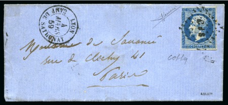 Stamp of France » Collections 1855-64, ARMEE D'ITALIE, neuf lettres présentant d