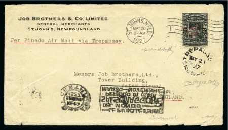 Stamp of Rarities of the World AIRMAIL - NEWFOUNDLAND

1927 "Air Mail de Pinedo