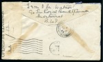 Stamp of Montserrat 1943 (Mar 31) Envelope to Barbados with Leeward Is