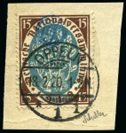 Stamp of Germany » Plebiscite Areas » Upper Silesia 1920 CIHS handstamped issues: 10pf, 15pf and 30pf 