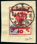 Stamp of Germany » Plebiscite Areas » Upper Silesia 1920 CIHS handstamped issues: 10pf, 15pf and 30pf 