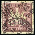 Stamp of Germany » Germany Collections and Large Lots 1849-1920 GERMAN STATES: Large green stockbook ful