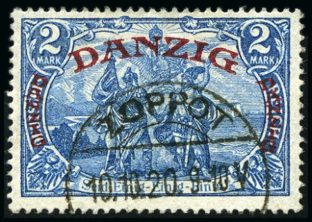Stamp of Germany » Germany Collections and Large Lots 1920-58 DANZIG & SAAR: Large brown Lighthouse full