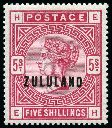 Stamp of South Africa » Zululand 1888-93 Complete set of 11 values from 1/2d vermil