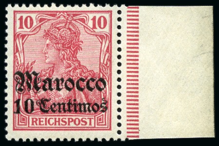 Stamp of Germany » German Foreign Offices » German Post in Morocco 1900-1914 TOWN CANCELS: Collection in blue stockbo