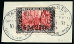 Stamp of Germany » German Foreign Offices » German Post in Morocco 1900-1914 TOWN CANCELS: Collection in blue stockbo