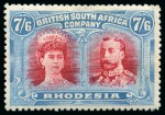 Stamp of Rhodesia 1910-13 Complete set of 18 values from 1/2d to £1,