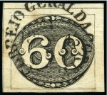 Stamp of Brazil » 1843 Bull's Eyes BRAZIL - EXCEPTIONAL FIRST DAY CANCEL 1.7.1843