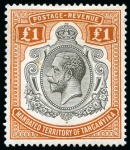 Stamp of Tanganyika 1922-1931, All the values from SG 74 to 107 (excep