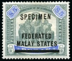 Stamp of Malaysia » Malayan Federation 1900 Selection of mint values incl. SG 1/8, plus S