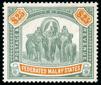 Stamp of Malaysia » Malayan Federation 1922-1934, Complete set of 31 values from 1c deep 