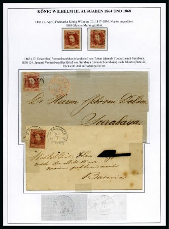 Stamp of Netherlands Colonies » Netherlands Indies 1864-1949, Attractive mint & used collection neatl