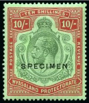 Stamp of Nyasaland COLLECTIONS: 1891-1964, Mint collection incl. 1895