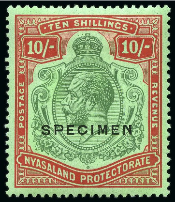 Stamp of Nyasaland COLLECTIONS: 1891-1964, Mint collection incl. 1895